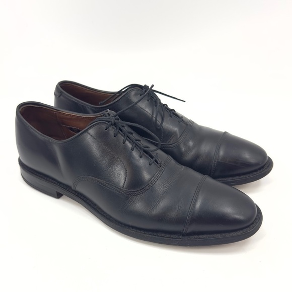 Allen Edmonds Park Avenue Dress Shoes Mens 9B Black Leather Cap Toe Oxford main image 7